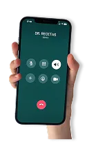 Celular con cita médica